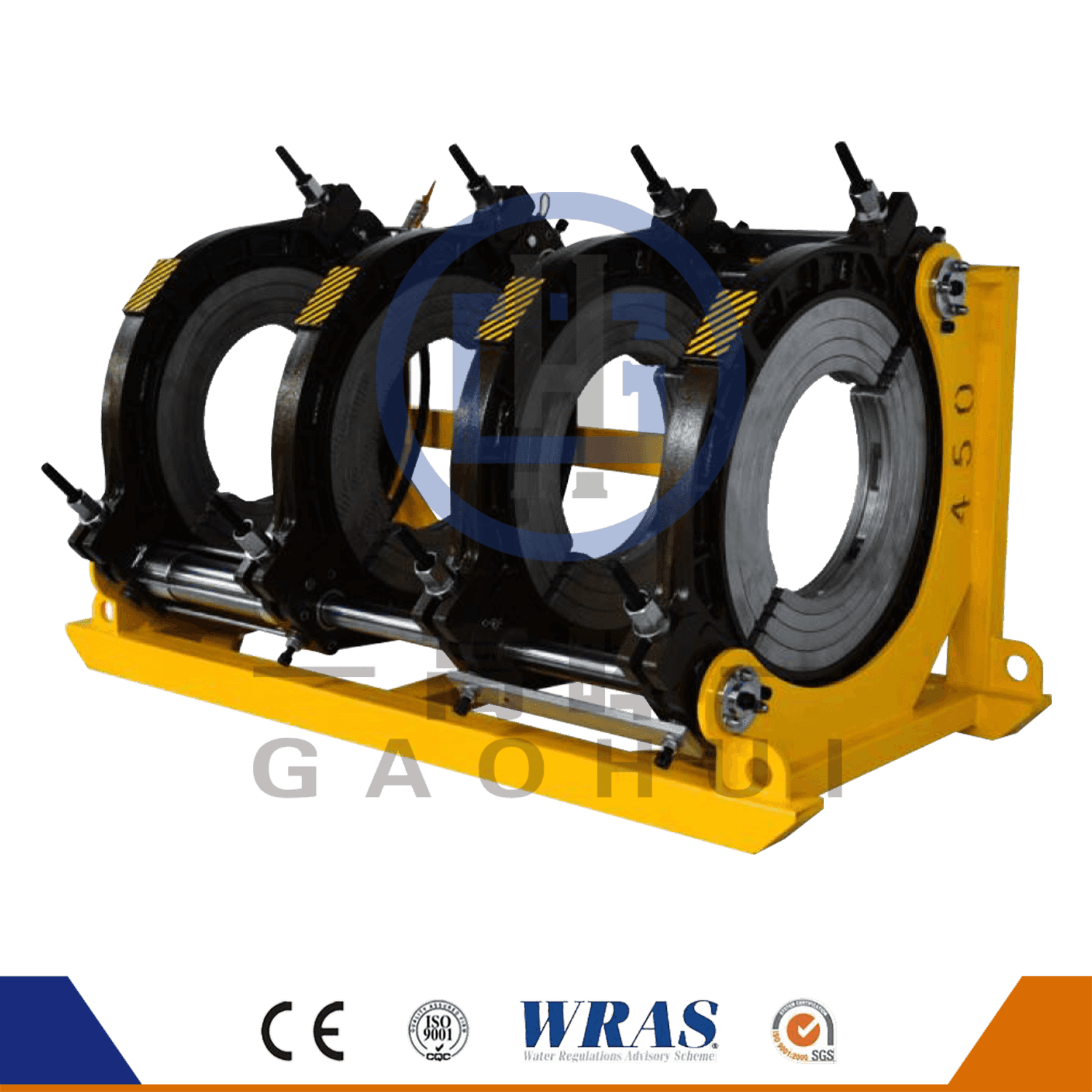 450 دستگاه جوشکاری لوله HDPE نیمه اتوماتیک هیدرولیک