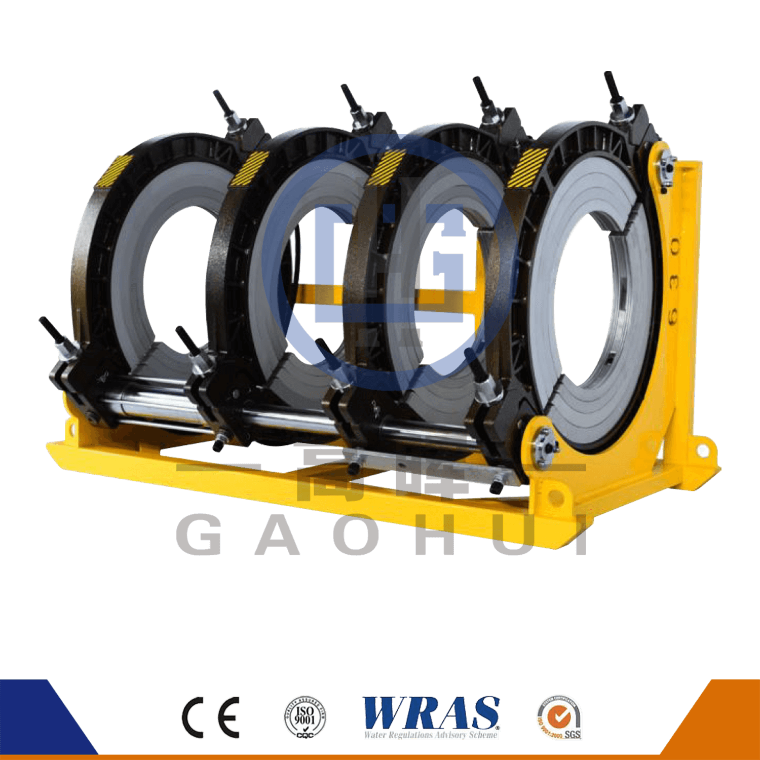 630 لوله HDPE دستگاه جوشکاری فیوژن نیمه اتوماتیک هیدرولیک هیدرولیک