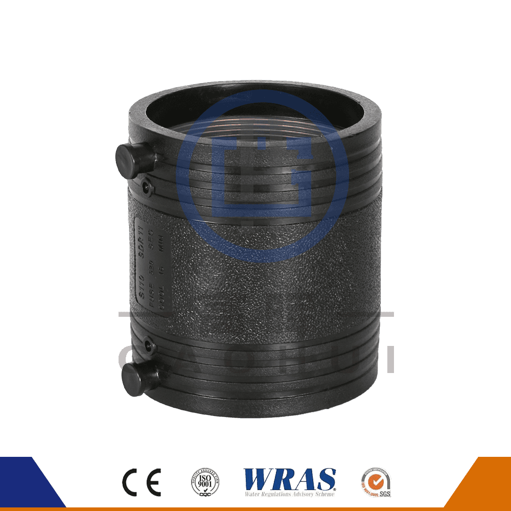HDPE آداپتور اتصال دهنده اتصال اتصال به الکترو فیوژن برابر برای تأمین آب