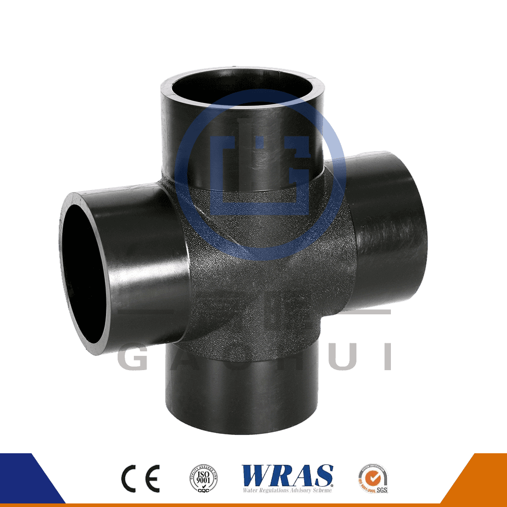 HDPE Butt Fusion Cross Tee Tee برای لوله آب